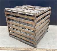 Vintage Wooden Egg Crate.  NO SHIPPING