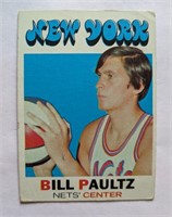 1971-72 Topps Bill Paultz Nets Card #156