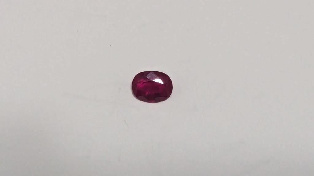 6.32ct Natural Ruby Oval Mixed Cut