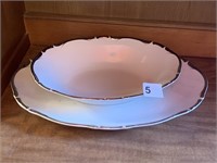 STARLIGHT SERVING TRAY & BOWL