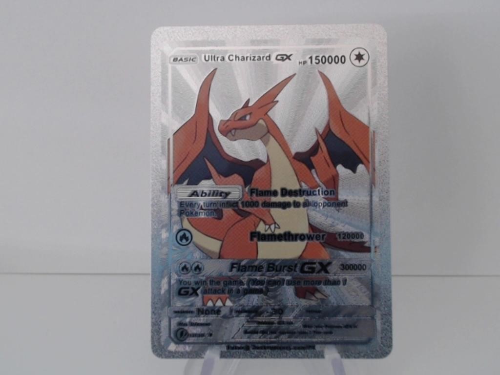 Pokemon Card Rare Silver Ultra Charizard GX