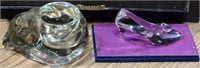 Cinderella Glass Slipper Replica & Votive Holder