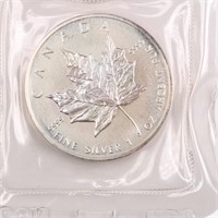 1989 Silver 1oz Maple Leaf