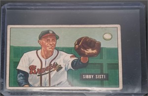 1951 Bowman Gum - Sibby Sisti #170