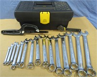 STANLEY TOOL BOX WITH 15 HYPERTOUGH WRENCHES*MORE