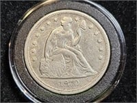 1870 Liberty Seated Dollar w/ Motto