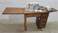 Universal sewing machine with attachments