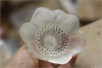 Signed Lalique Flower