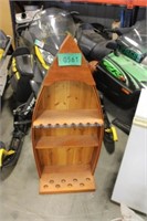 8 Place Boat Shelf Rod Holder