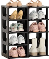 $55  HAIXIN 5-Tier Shoe Shelves for Closet - 2 Pac