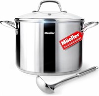 $45 8QT UltraClad Tri-Ply Stock Pot with Lid and L