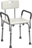 $55 Medline Shower Chair with Padded Armrests and