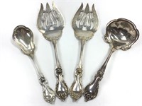 4 Lunt Sterling Serving Pieces 272.3 Grams