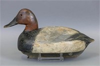 Ben Schmidt Canvasback Drake Duck Decoy,