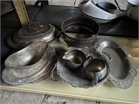 Various Silver-Plate Serving Pieces