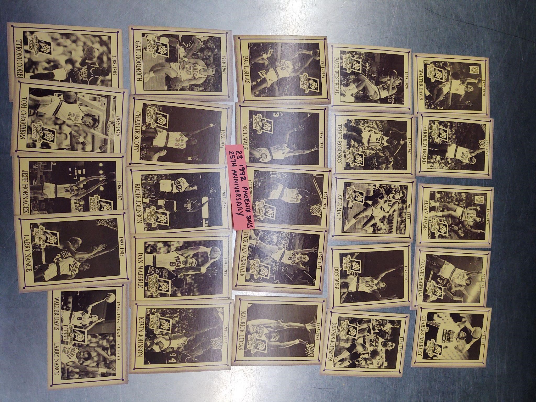 1992 Phoenix Suns 25th Anniversary Cards