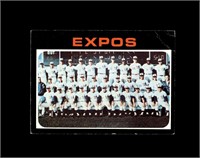 1971 Topps High #674 Montreal Expos TC VG to VG-EX