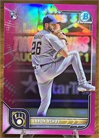 Aaron Ashby 2022 Bowman Chrome RC Pink #/299