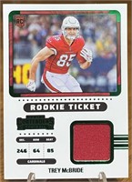 Trey McBride 2022 Contenders RC Ticket Patch