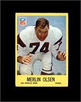 1967 Philadelphia #94 Merlin Olsen P/F to GD+