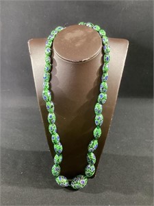 Vintage Millefiori Beaded Necklace