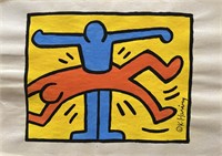 Drawing on paper ,Keith Haring