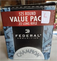Federal value pack 22lr 525 Rounds