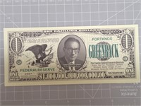 Federal Reserve Fort Knox banknote