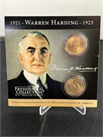 Warren Harding Presidential Dollar Set