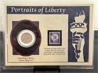 Portraits Of Liberty Standing Liberty Quarter