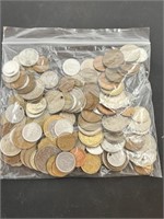 Over 1 Pound of Foreign Coins