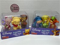 (2) NEW Fisher Price Pooh & Friends Figures