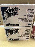 SCOTCH BRITE - HEAVY/LITE DUTY / NEW & 3 LG SPONGE