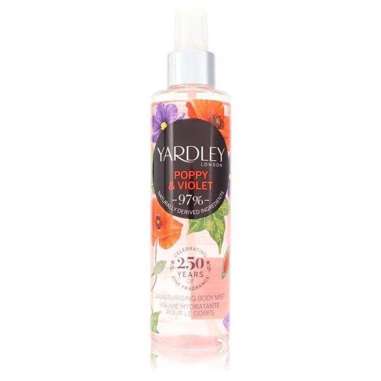 Yardley London Poppy & Violet 6.8 Oz Body Mist