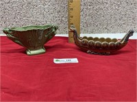 Wade England Mermaid & Ship Vase & Bowl