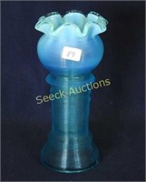 Jefferson Spool 6 1/2" vase - blue opal