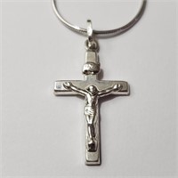 $120 Silver Cross Necklace
