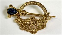 Vintage "Tara" Irish Celtic Pin/Brooch
