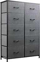 Wlive 10-drawer Dresser, Fabric Storage Tower For