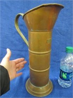 copper 2.5L pitcher ~about 14inch tall