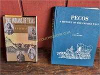 Signed Copy of Pecos Book & The Indians of TX