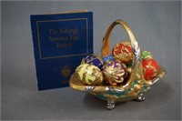 Franklin Mint House of Faberge Autumn Egg Basket
