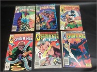 6 Marvel Spiderman Comic Books