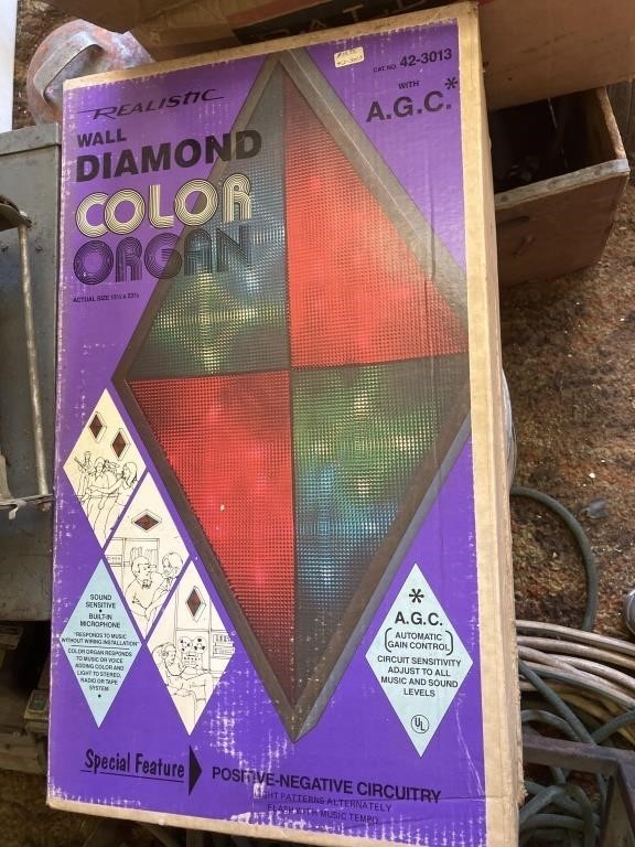 Realistic Wall Diamond Color Organ (new in box)