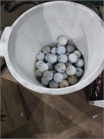 Golf balls and flashlights