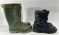 Size 8 STEALTH & Vibram Insulated Waterproof Boots