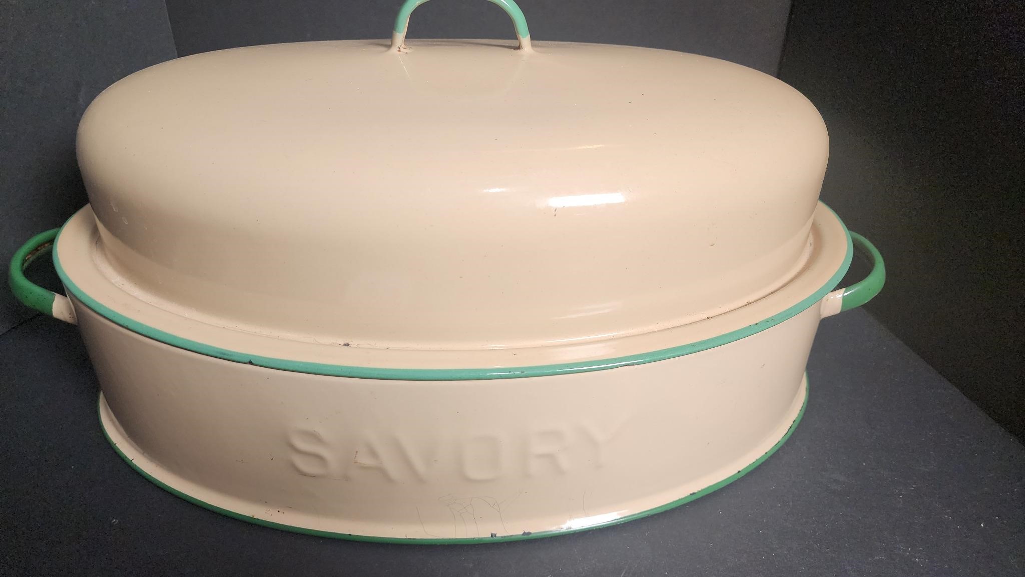 Savory Enamel Ware Roasting Pan