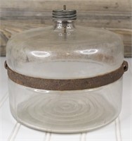 1930's 1 Gal Glass Oil Drip Jug