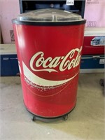 Coca Cola Rolling Cooler