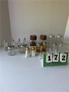 Variety of Salt and Pepper Shakers